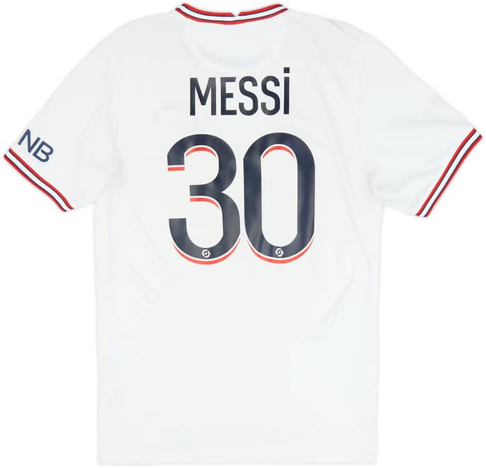 2021-22 Paris Saint-Germain Fourth Shirt Messi #30 - 6/10 - (S)
