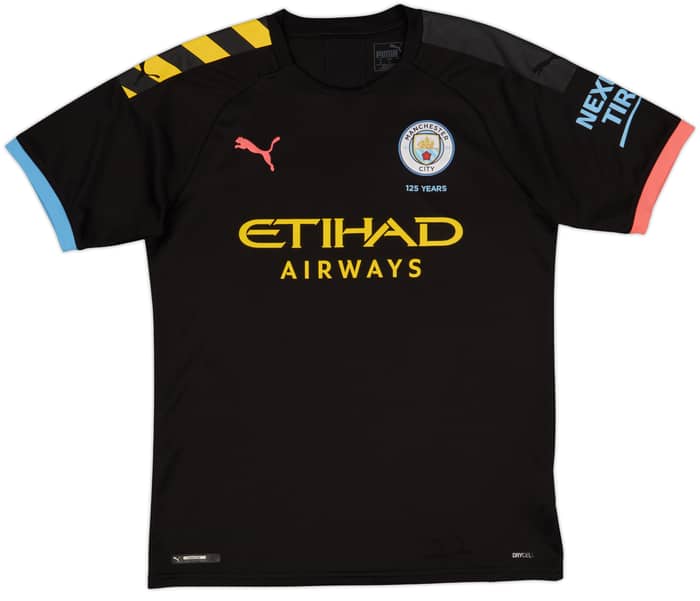 2019-20 Manchester City Away Shirt Kun Aguero #10 - 7/10 - (M)