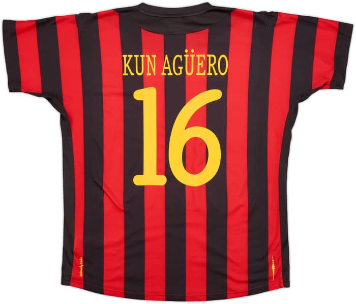 2011-12 Manchester City Away Shirt Kun Aguero #16 - 6/10 - (L)
