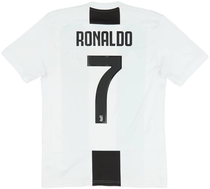 2018-19 Juventus Home Shirt Ronaldo #7 - 6/10 - (S)