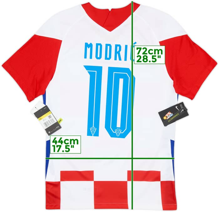 2020-21 Croatia Home Shirt Modric #10 (S)