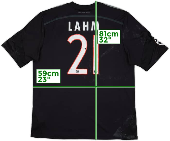 2014-15 Bayern Munich Third Shirt Lahm #21 - 5/10 - (XL)