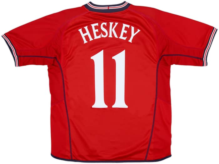 2002-04 England Away Shirt Heskey #11 - 7/10 - (M)