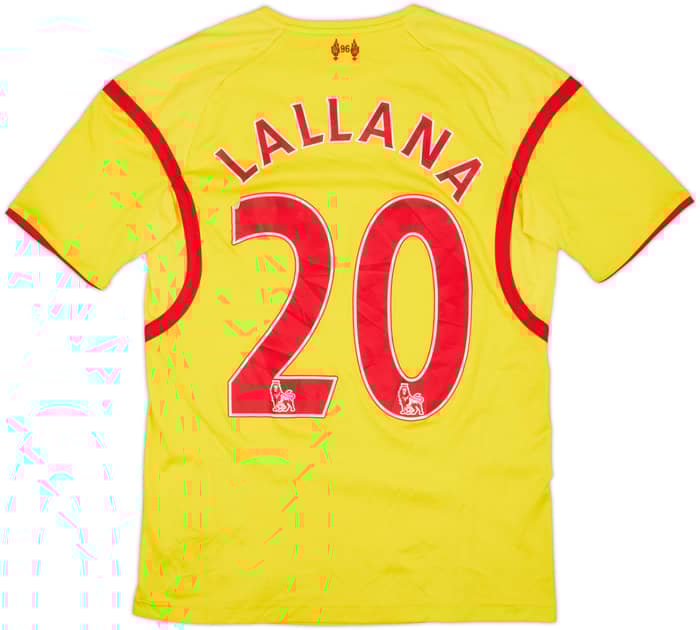 2014-15 Liverpool Away Shirt Lallana #20 - 5/10 - (S)