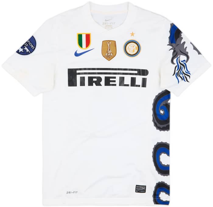 2010-11 Inter Milan Away Shirt J.Zanetti #4 - 6/10 - (S)