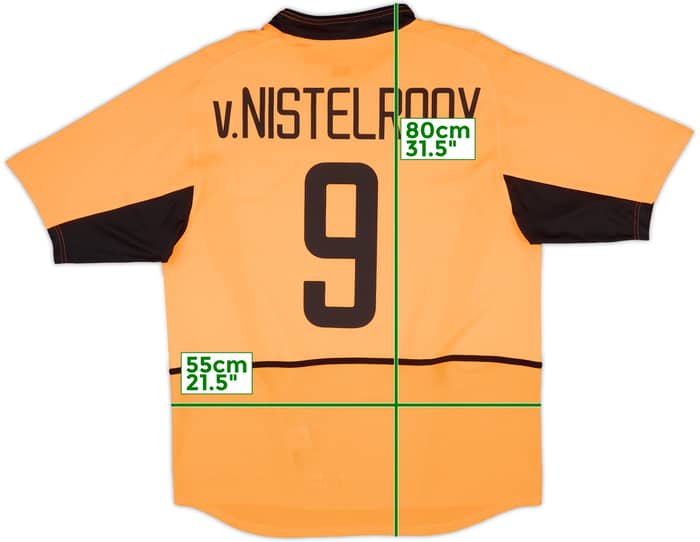 2002-04 Netherlands Home Shirt V.Nistelrooy #9 - 8/10 - (L)