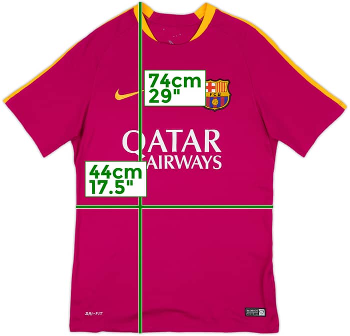 2016-17 Barcelona Nike Training Shirt - 4/10 - (M)