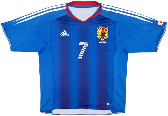 2004-06 Japan Authentic Home Shirt Nakata #7 - 8/10 - (L)