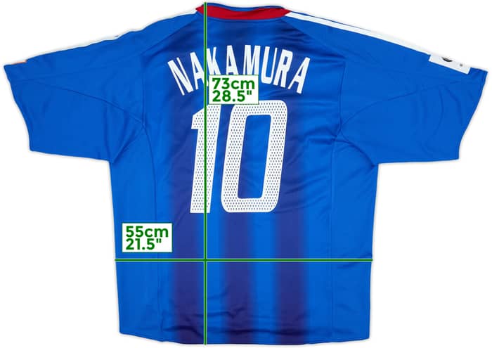 2004-06 Japan Authentic Home Shirt Nakamura #10 - 10/10 - (XL)