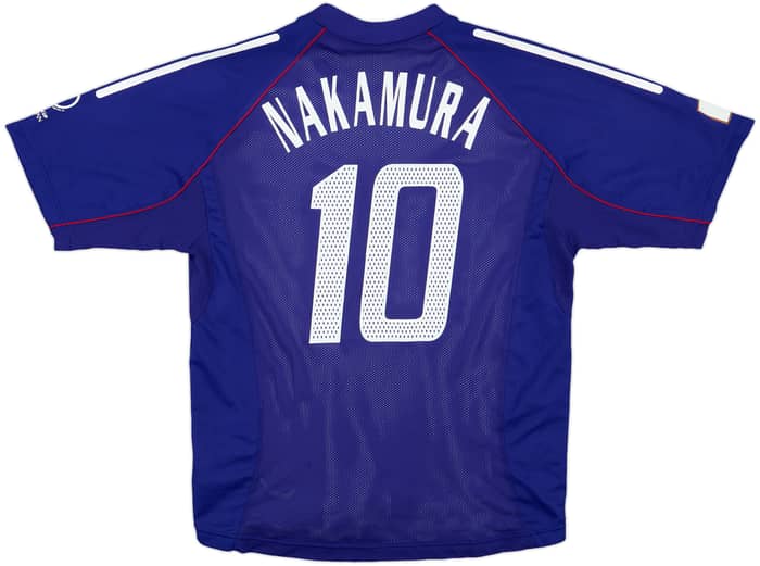 2002-04 Japan Player Issue Home Shirt Nakamura #10 - 8/10 - (L)