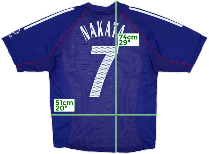 2002-04 Japan Player Issue Home Shirt Nakata #7 - 7/10 - (L)