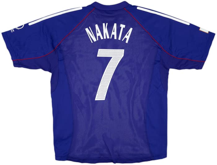 2002-04 Japan Player Issue Home Shirt Nakata #7 - 8/10 - (XL)