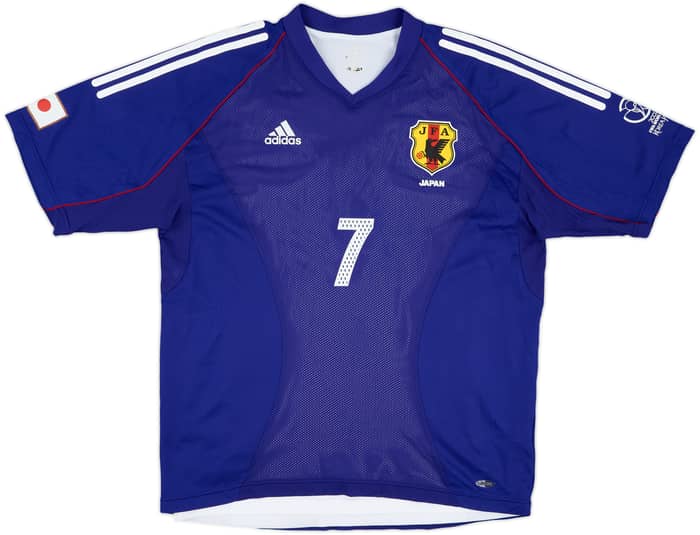 2002-04 Japan Player Issue Home Shirt Nakata #7 - 8/10 - (XL)