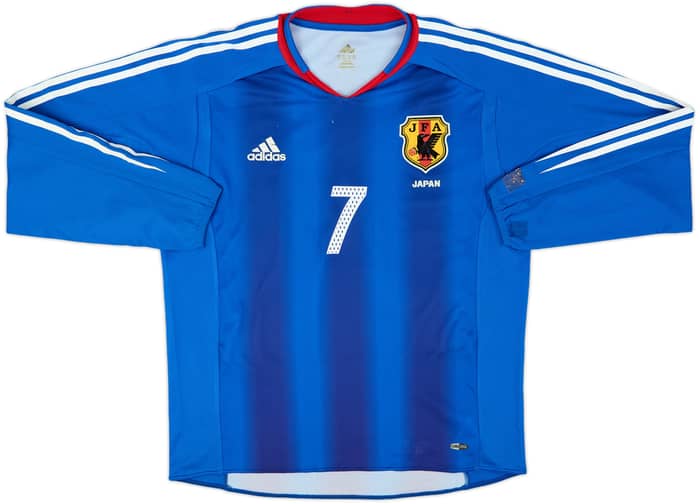 2004-06 Japan Home L/S Shirt Nakata #7 - 6/10 - (M)