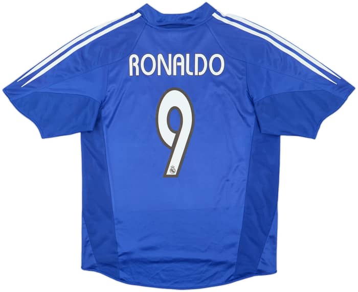 2004-05 Real Madrid Third Shirt Ronaldo #9 - 8/10 - (L)