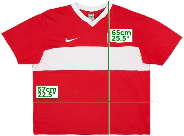 2008-10 Turkey Basic Home Shirt - 8/10 - (XL)