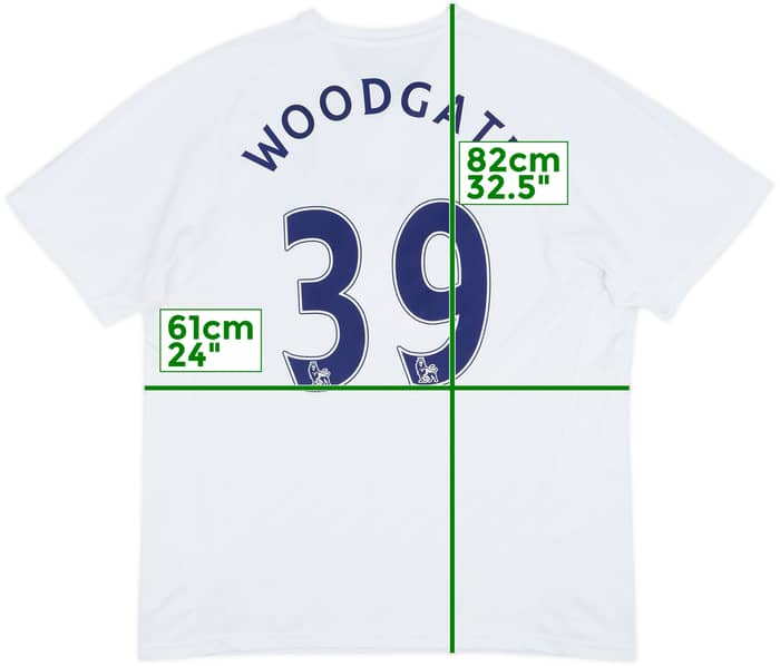 2007-08 Tottenham Home Shirt Woodgate #39 - 7/10 - (XXL)