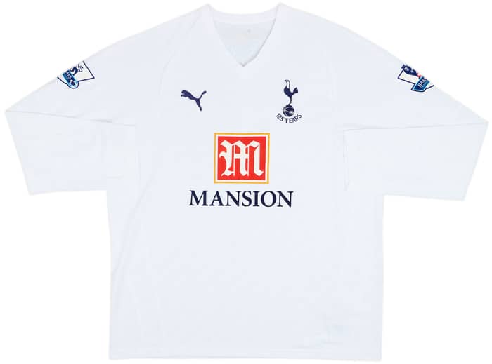 2007-08 Tottenham Home L/S Shirt Berbatov #9 - 8/10 - (XL)