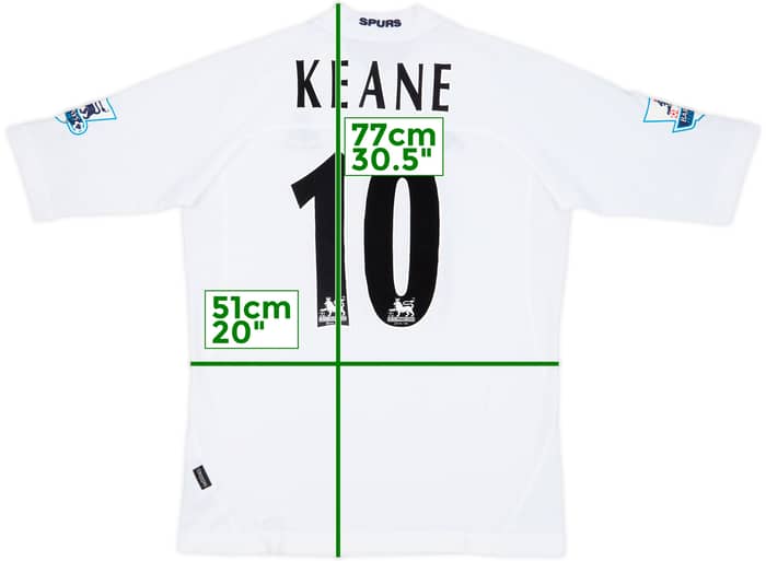 2004-05 Tottenham Home Shirt Keane #10 - 7/10 - (XL)