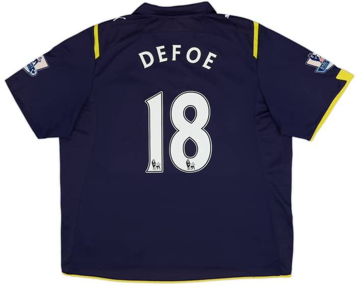 2009-10 Tottenham Away Shirt Defoe #18 - 7/10 - (XL)
