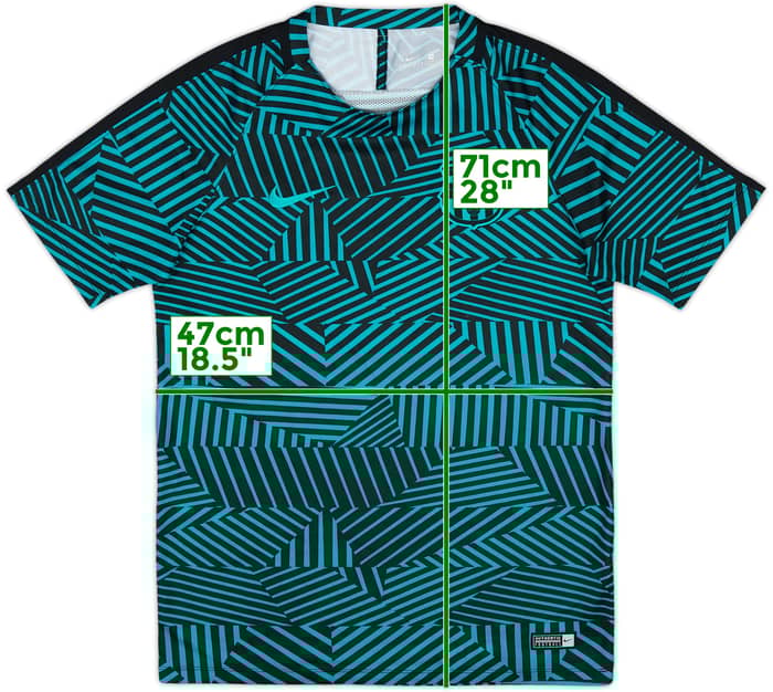 2016-17 Barcelona Nike Training Shirt - 10/10 - (M)