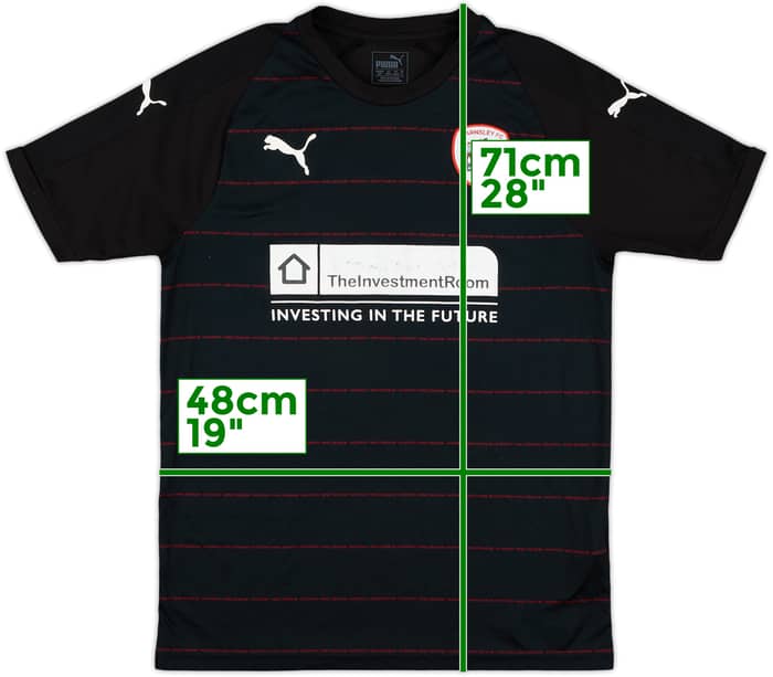 2018-19 Barnsley Away Shirt #7 - 5/10 - (M)
