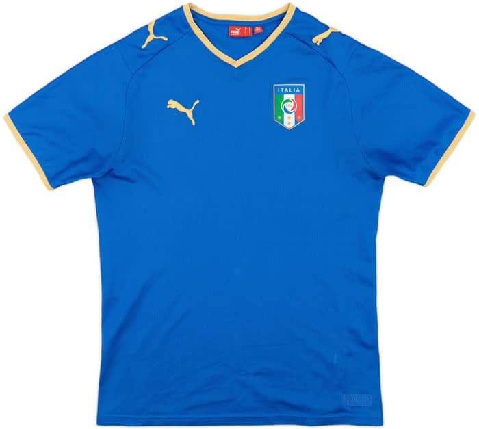 2007-08 Italy Basic Home Shirt - 9/10 - (M)