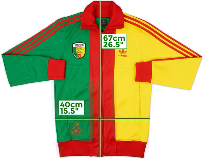 2007 Cameroon adidas Originals Retro Track Jacket - 9/10 - (XS)