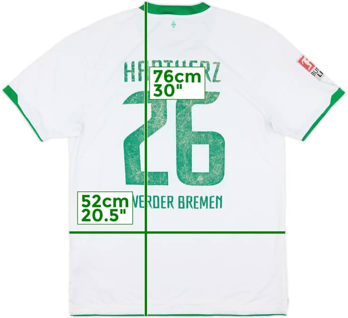2010-11 Werder Bremen Away Shirt Hartherz #26 - 5/10 - (L)