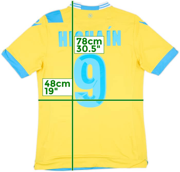 2013-14 Napoli Third Shirt Higuain #9 - 8/10 - (XL)