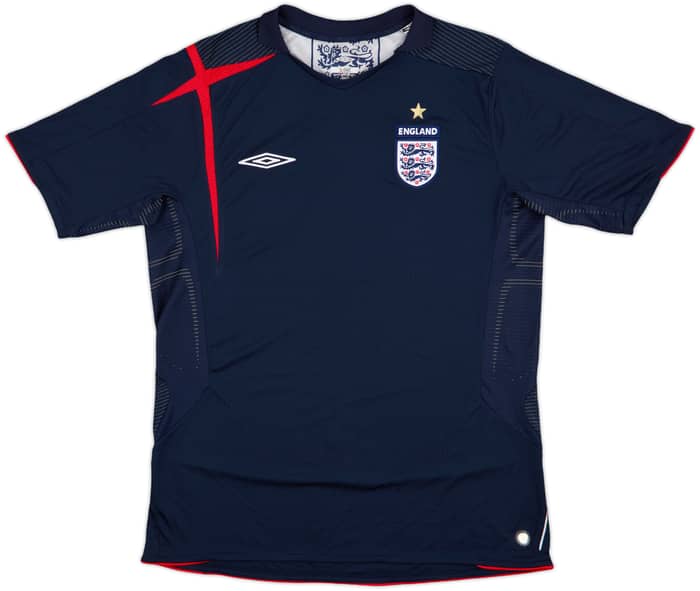 2006-08 England GK S/S Shirt - 9/10 - (M)
