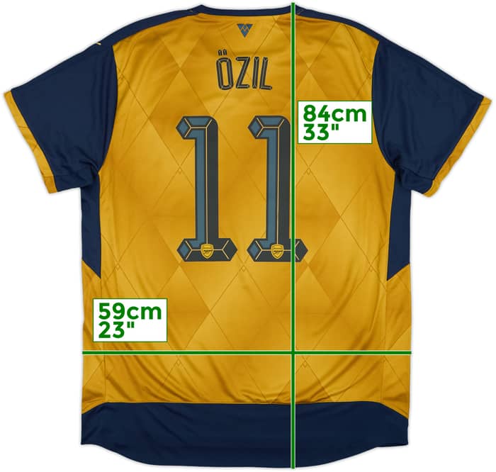 2015-16 Arsenal Away Shirt Ozil #11 (XL)