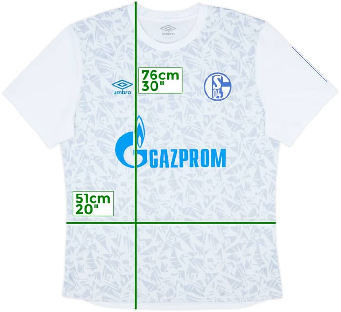 2020-21 Schalke Umbro Training Shirt - 10/10 - (XL)