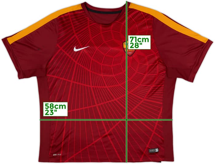 2014-15 Roma Nike Training Shirt - 5/10 - (XL)