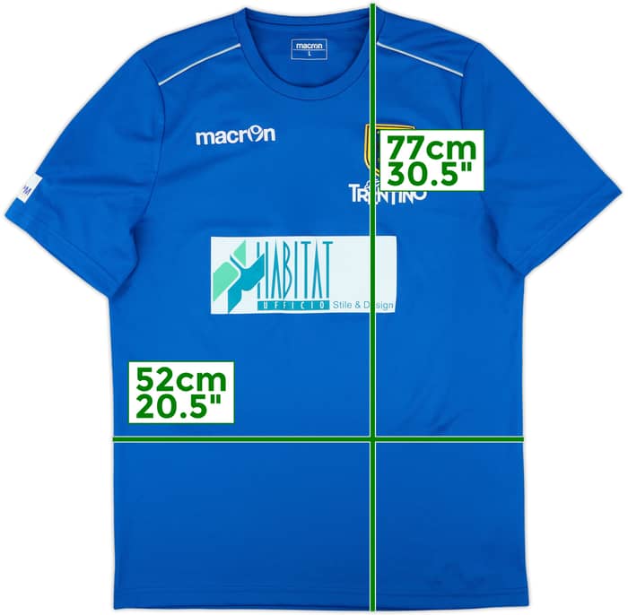 2018-19 AC Trento Macron Training Shirt - 9/10 - (L)