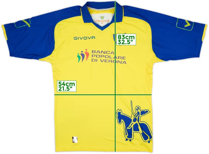2009-10 Chievo Verona Home Shirt - 9/10 - (XXL)