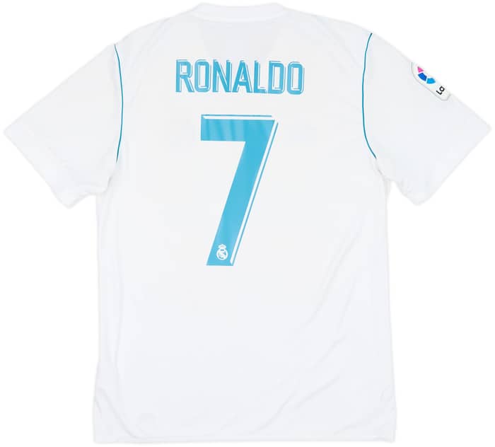 2017-18 Real Madrid Home Shirt Ronaldo #7 - 8/10 - (M)