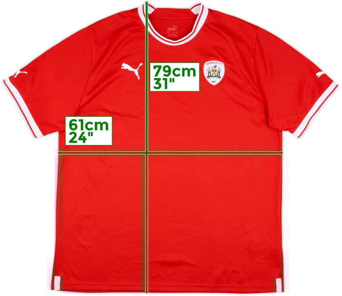 2022-23 Barnsley Home Shirt - 9/10 - (XXL)