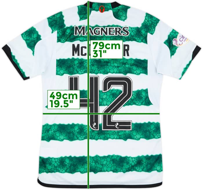 2023-24 Celtic Home Shirt McGregor #42 - 9/10 - (M)