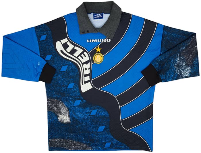 1995-96 Inter Milan GK Shirt - 5/10 - (L)