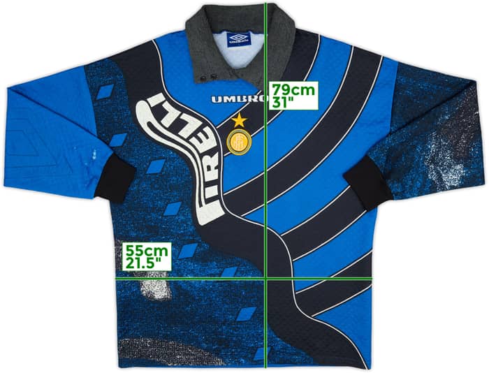 1995-96 Inter Milan GK Shirt - 5/10 - (L)