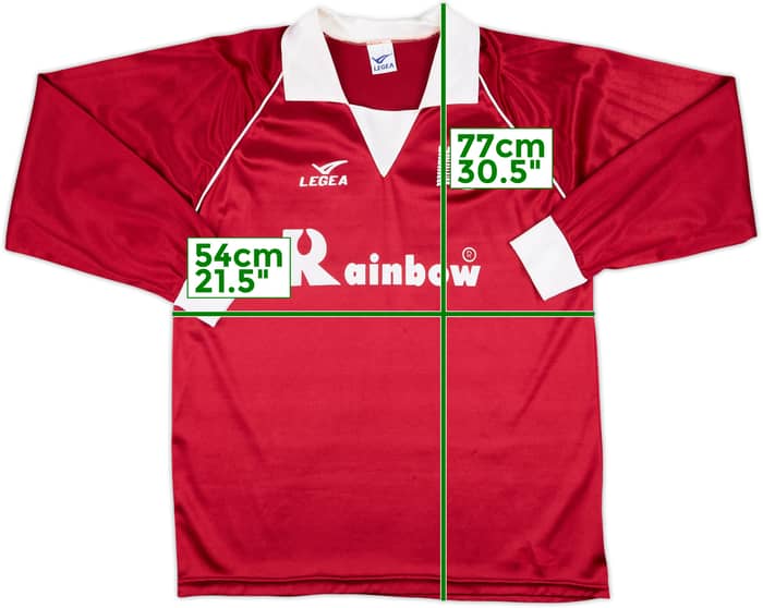 1994-95 Salernitana Match Issue Home L/S Shirt #8