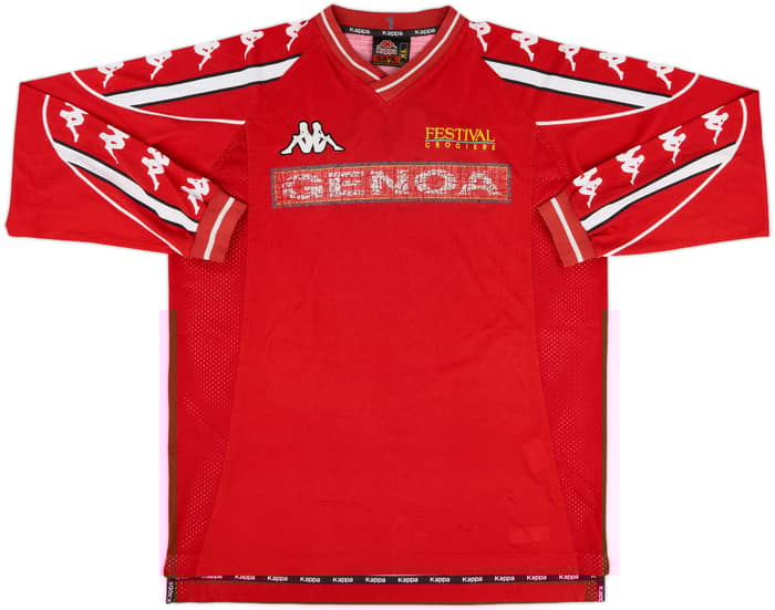 1999-00 Genoa Kappa Training L/S Shirt - 4/10 - (XL)