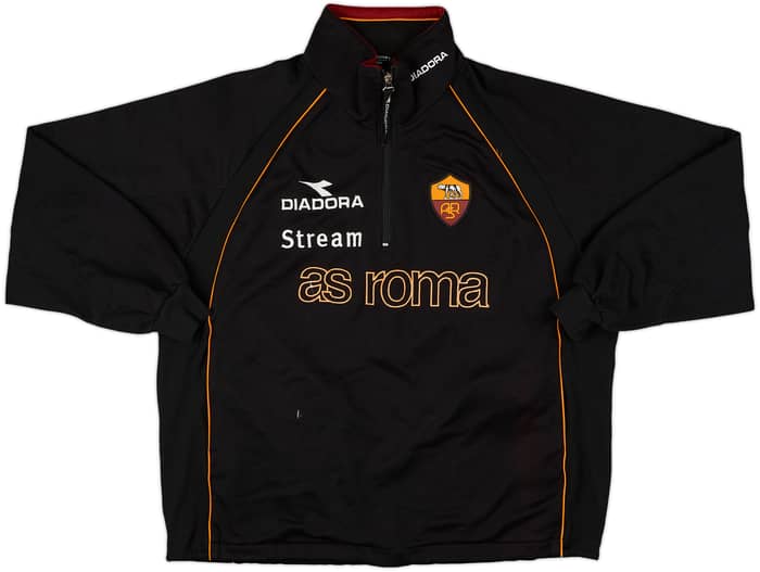 1999-00 Roma Diadora 1/4 Zip Drill Top - 6/10 - (M)
