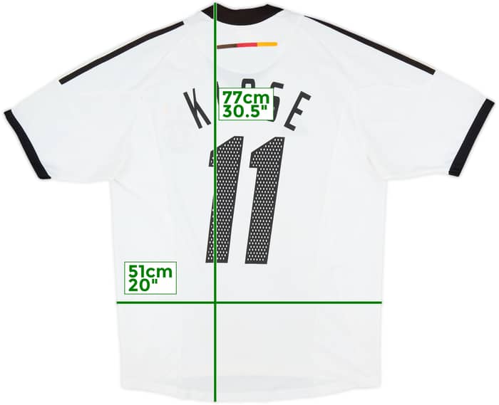 2002-04 Germany Home Shirt Klose #11 - 6/10 - (M)