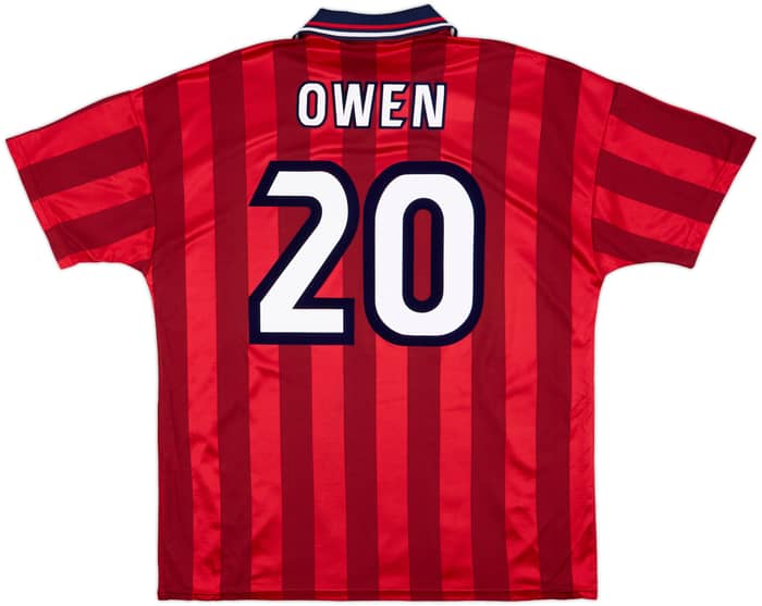 1997-99 England Away Shirt Owen #20 - 7/10 - (XL)