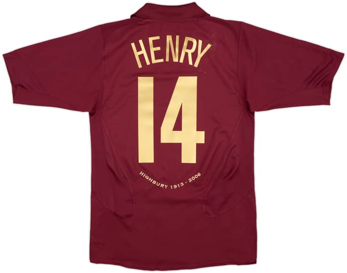 2005-06 Arsenal Home Shirt Henry #14 - 7/10 - (S)