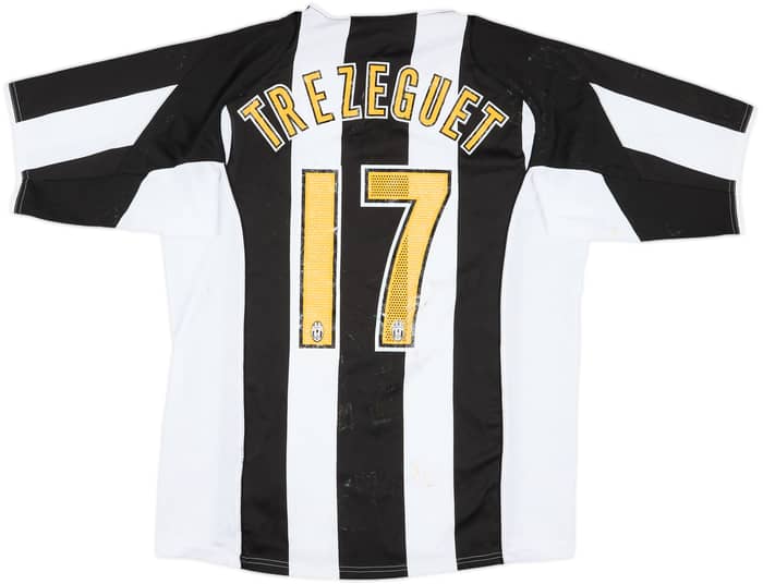 2004-05 Juventus Home Shirt Trezeguet #17 - 4/10 - (L)