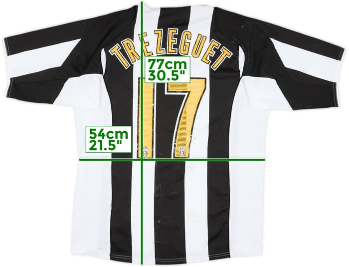 2004-05 Juventus Home Shirt Trezeguet #17 - 4/10 - (L)