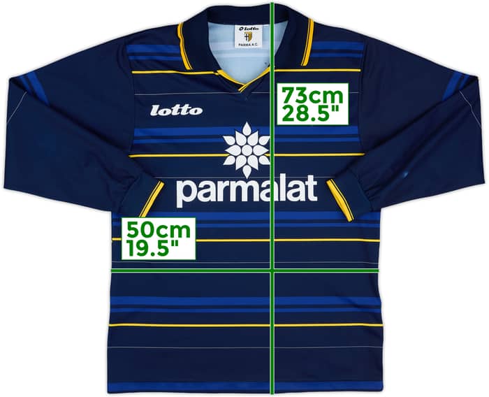 1998-99 Parma Basic Third L/S Shirt #15 - 3/10 - (S)